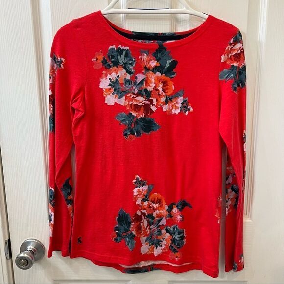 Joules Harbour Print Long Sleeve 100% cotton Jersey top size 4- never worn! NWOT - Picture 13 of 16
